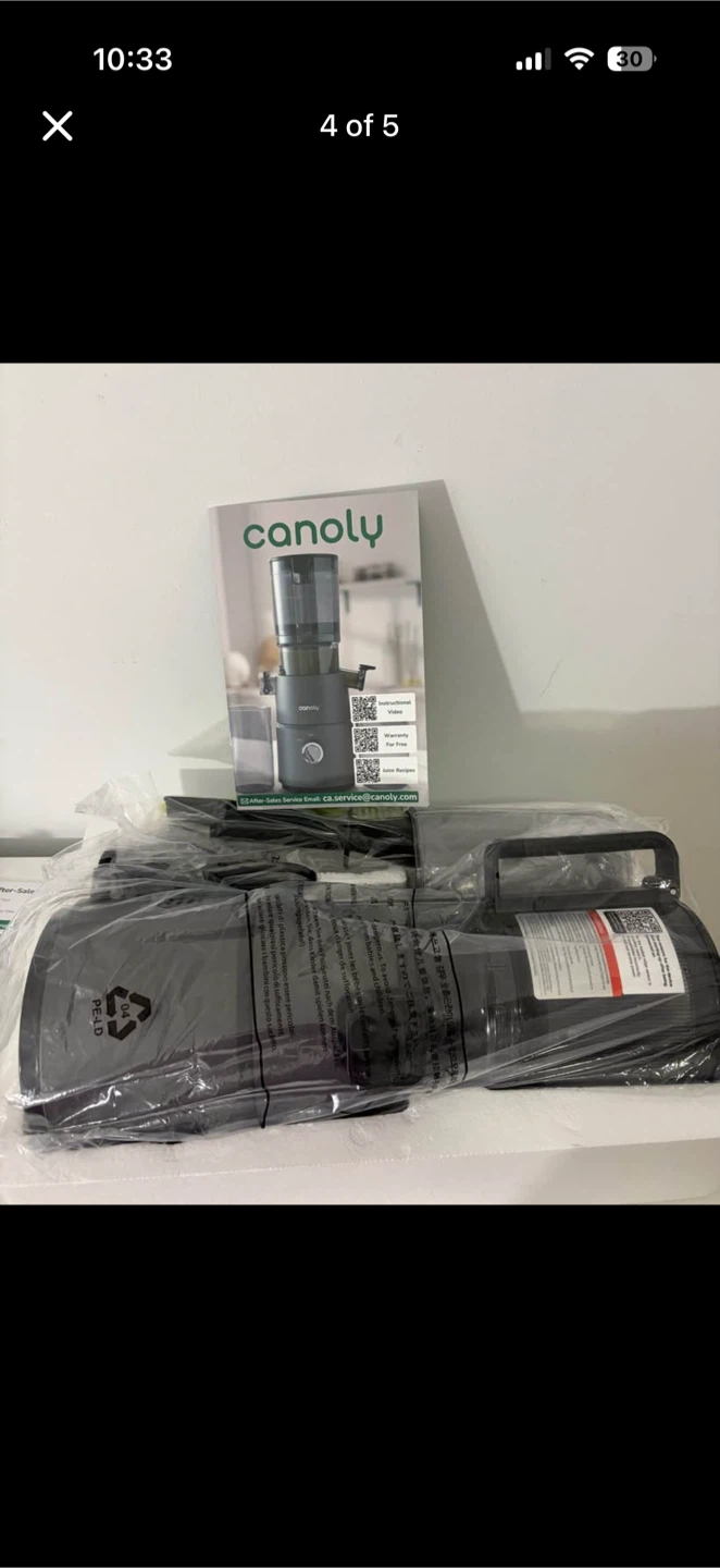 Canoly Masticating Juicer - Deep Gray - photo 4