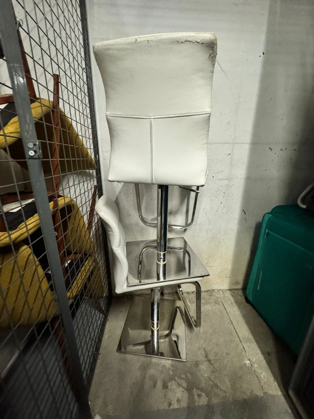 White Bar Stool - photo 3