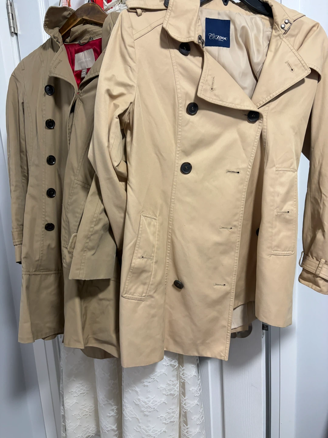 Banana Republic Beige Trench Coat - photo 2