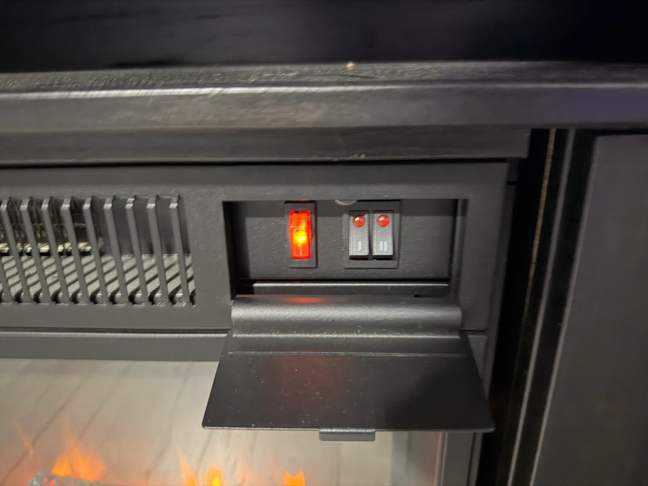 Fireplace tv stand with heater - photo 3