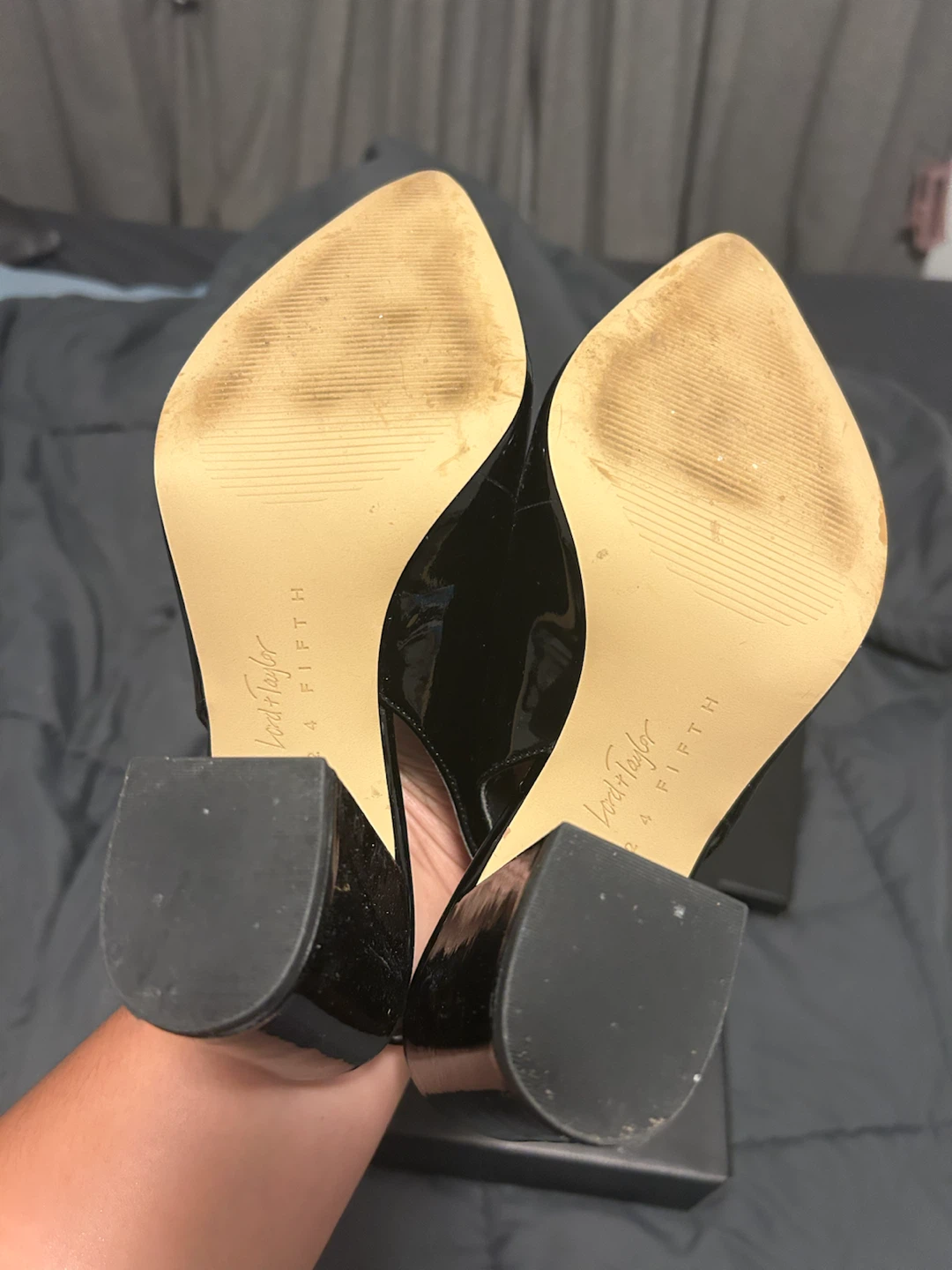 Black Slingback Heels - photo 3