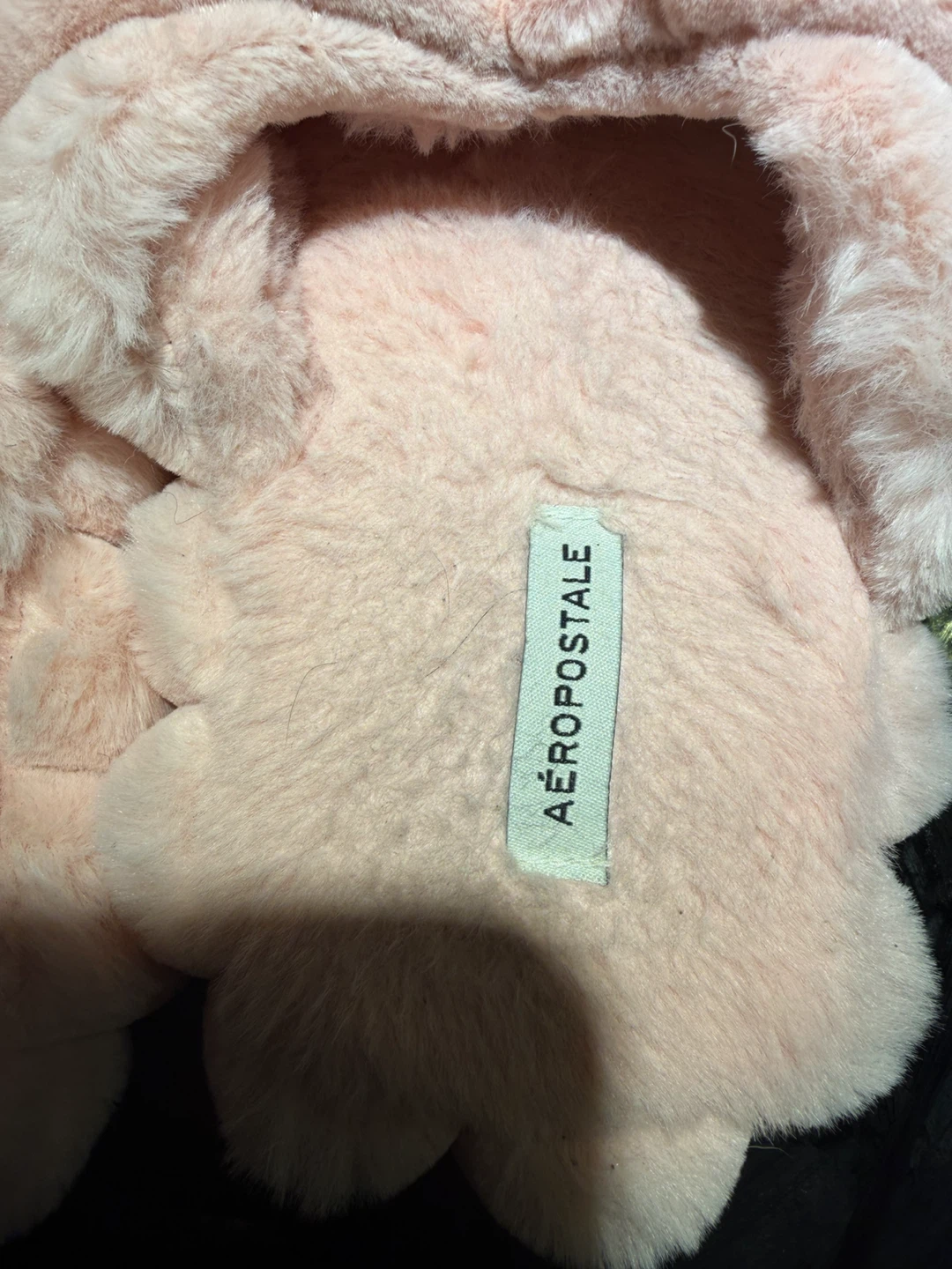 Aeropostale Pink Fuzzy Slippers - photo 2