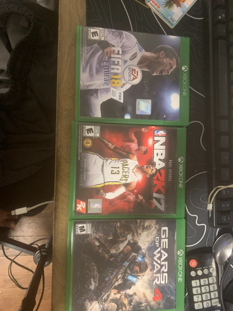 Xbox One Video Games - FIFA 18, NBA 2K17, Gears of War 4