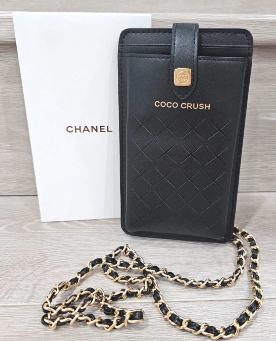 Chanel Coco Crush Phone Holder with Chain Strap&lock - photo 3