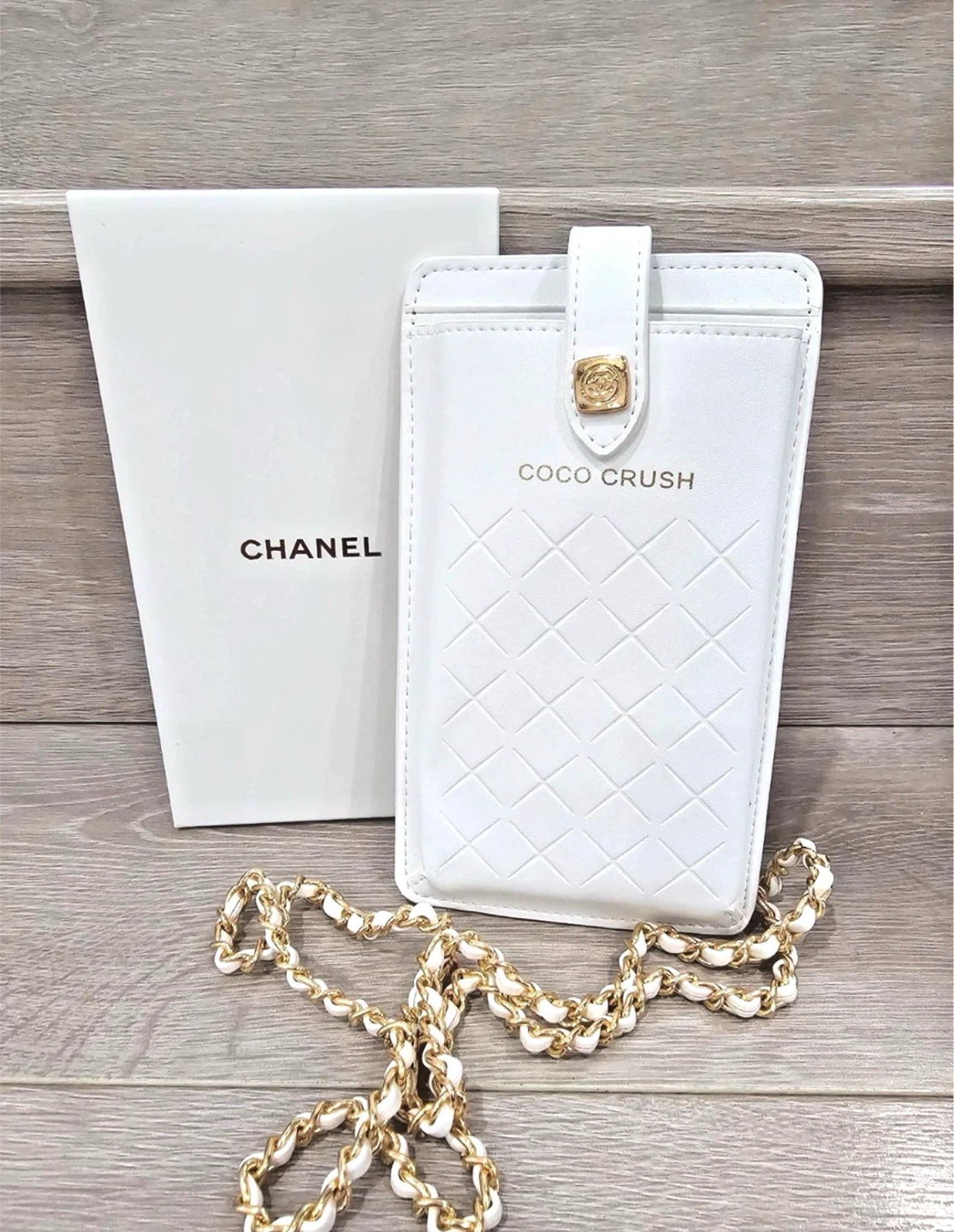 Chanel Coco Crush Phone Holder with Chain Strap&lock - photo 5