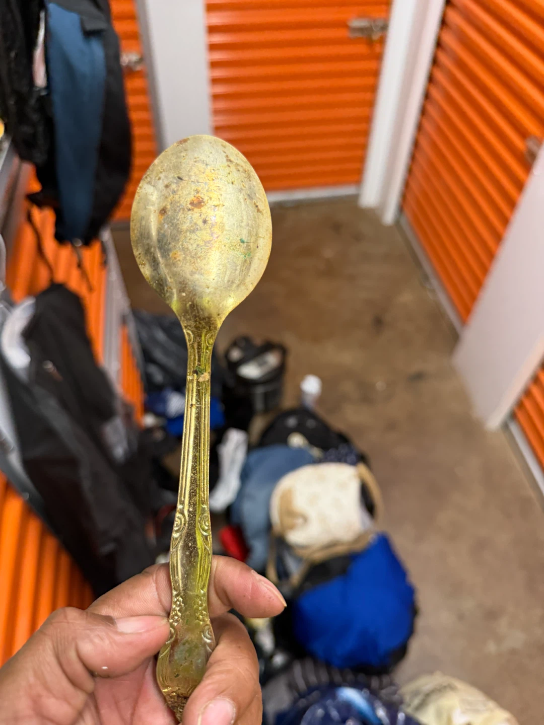 Ornate Gold Tone Spoon