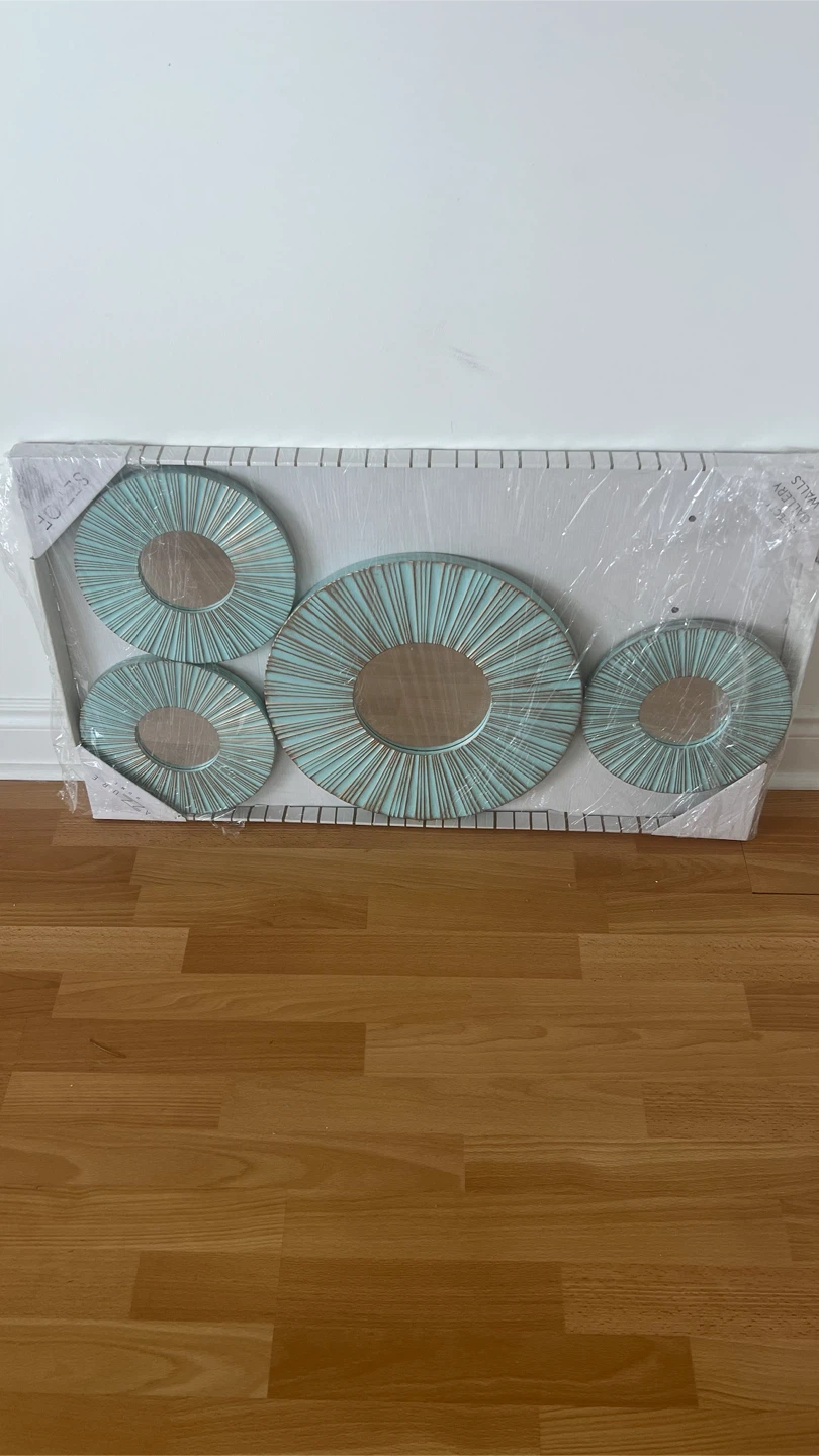 Set of 5 Azure Gallery Walls Mirrors