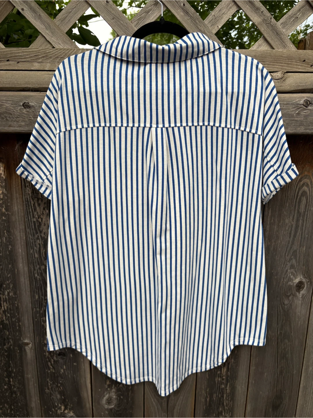 LuLaRoe Striped Button-Up Shirt - photo 5