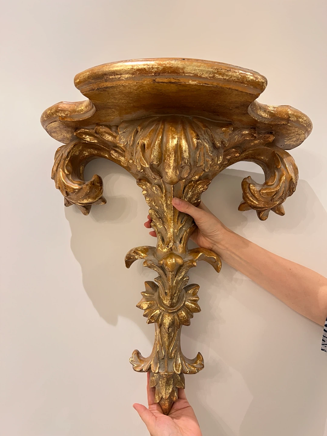 Ornate Gold Decorative Wall Sconces (Pair) - photo 3