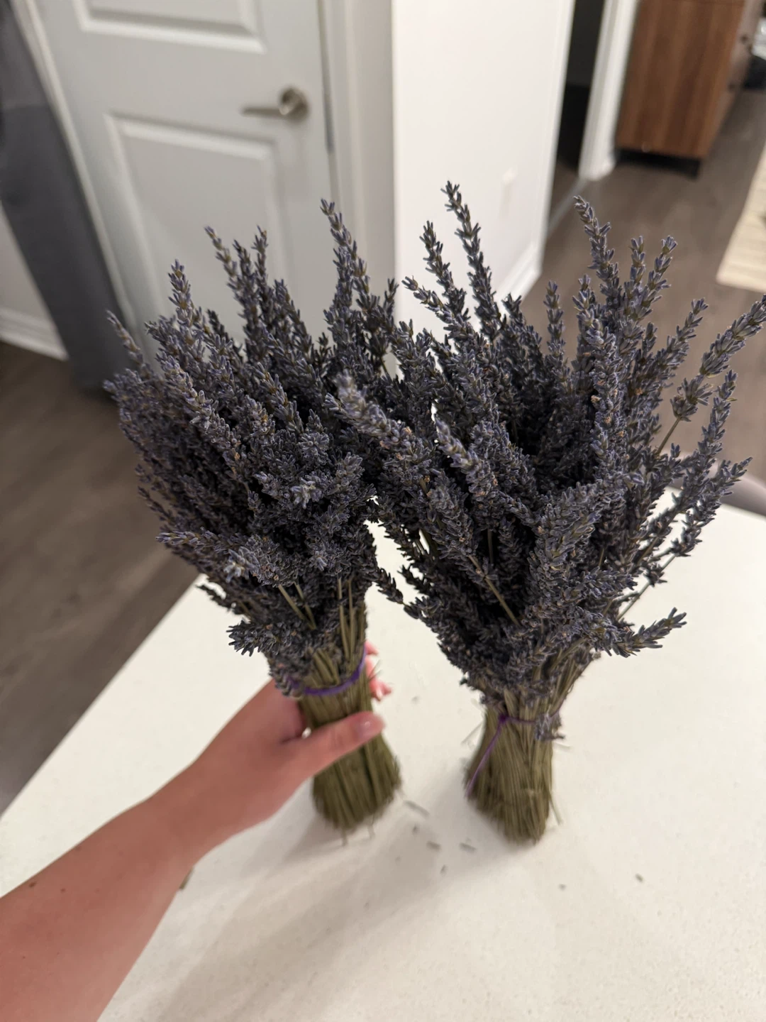 2 Bunches Dried Lavender Flowers