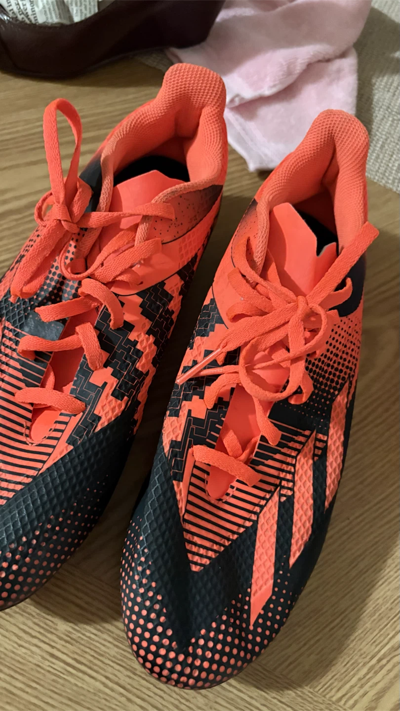 Adidas Soccer Cleats Orange/Black Size 9