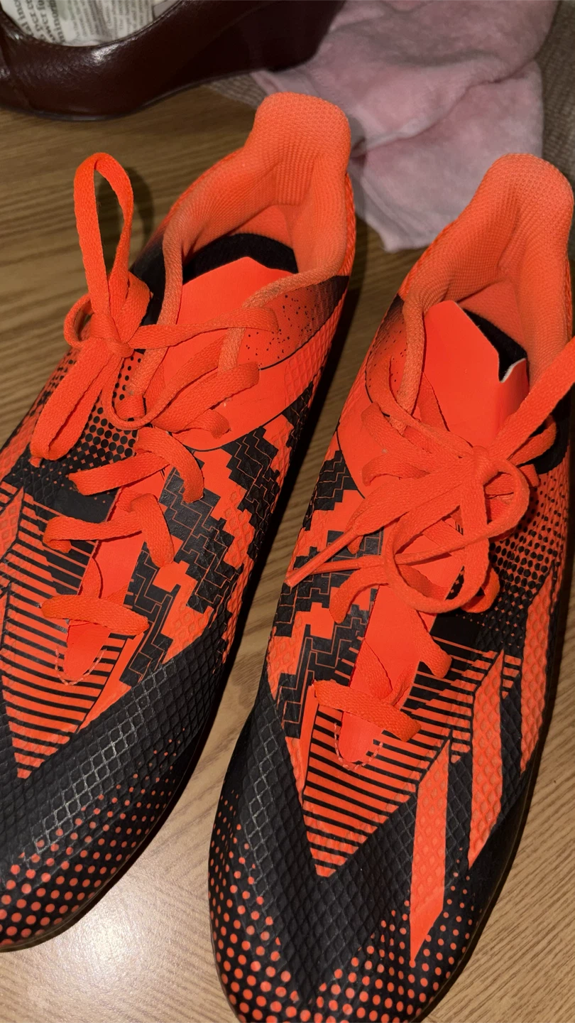 Adidas Soccer Cleats Orange/Black Size 9 - photo 2
