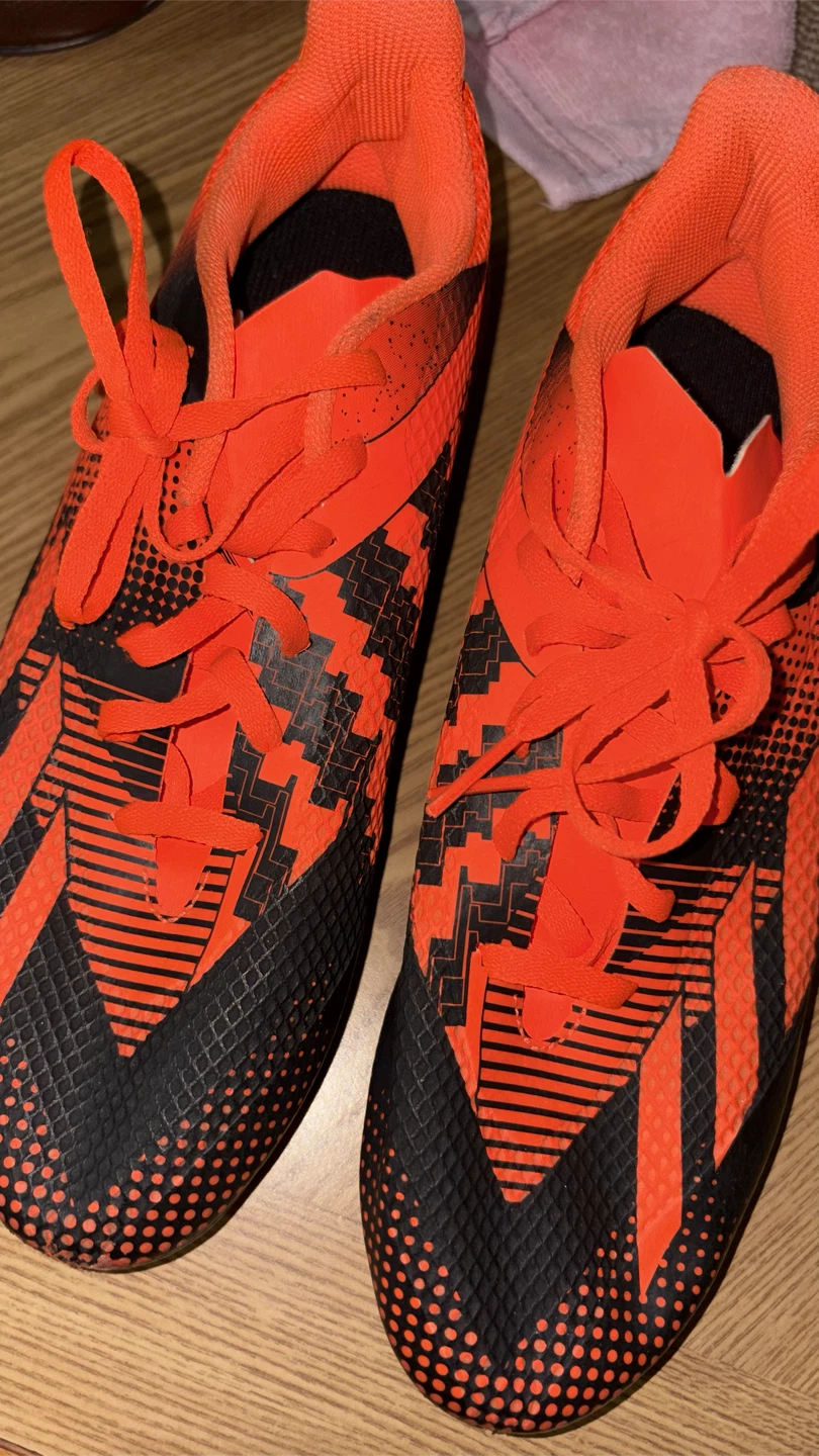 Adidas Soccer Cleats Orange/Black Size 9 - photo 3