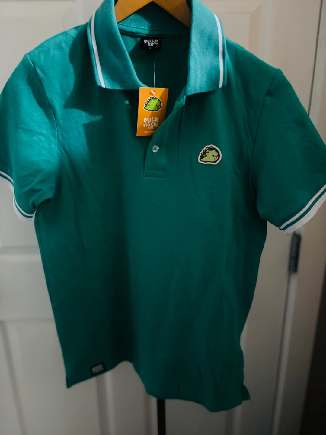 Milk Mocha Bear Green Polo Shirt
