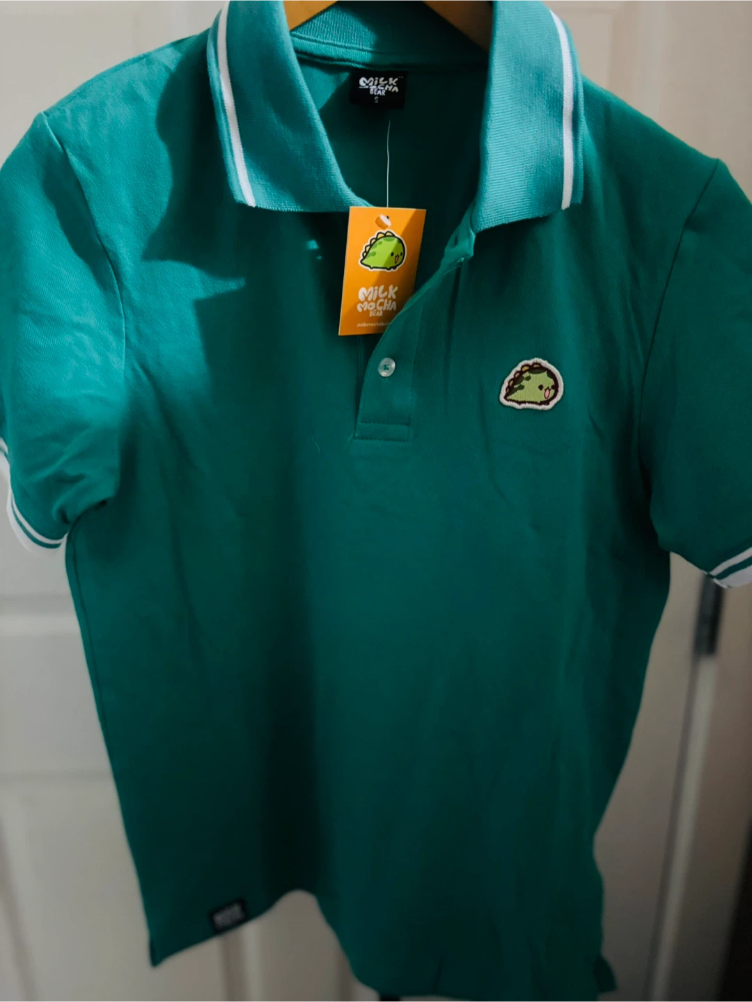 Milk Mocha Bear Green Polo Shirt - photo 2