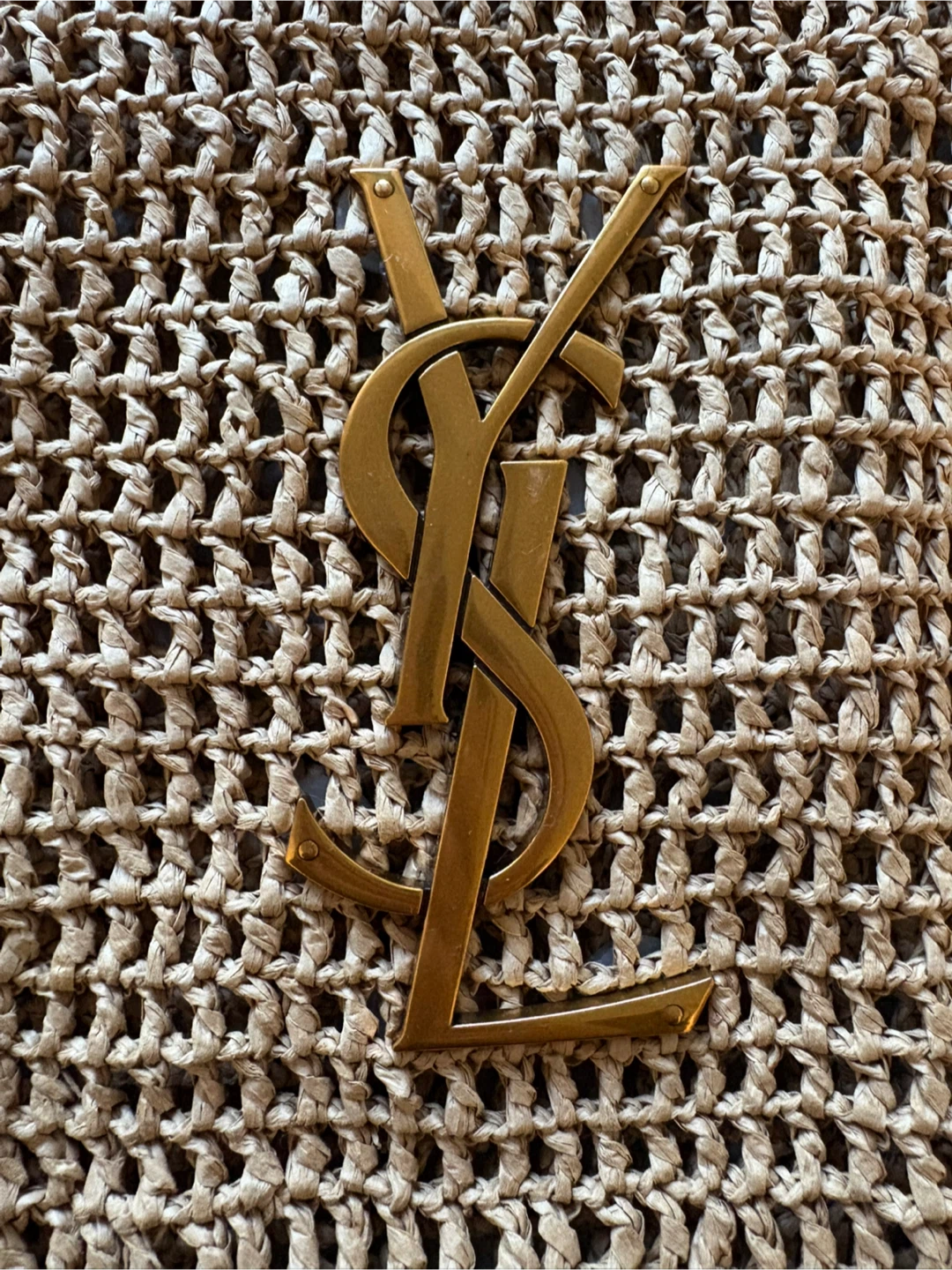 Saint Laurent Icare Raffia Tote Bag - photo 3