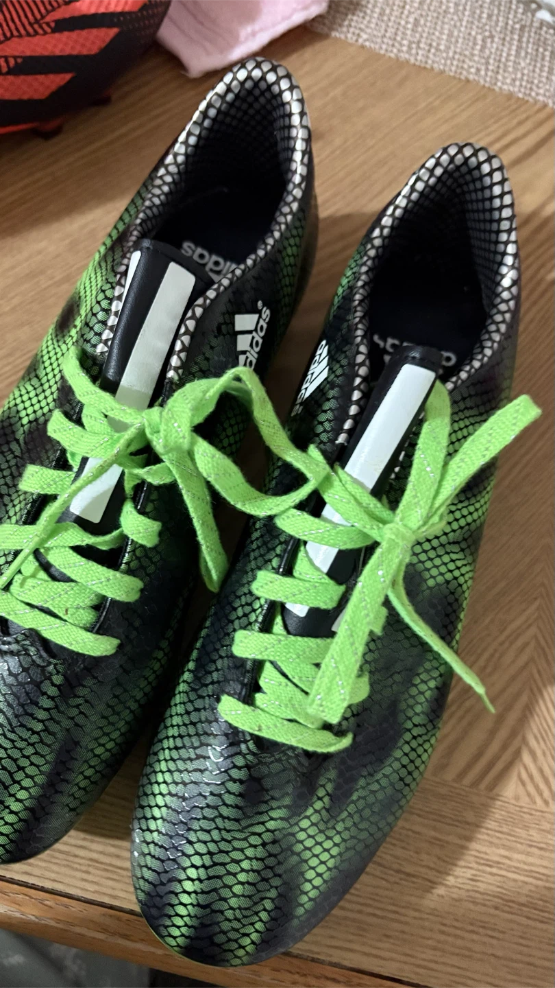 Adidas Soccer Cleats Size 8.5 Green Black - photo 2