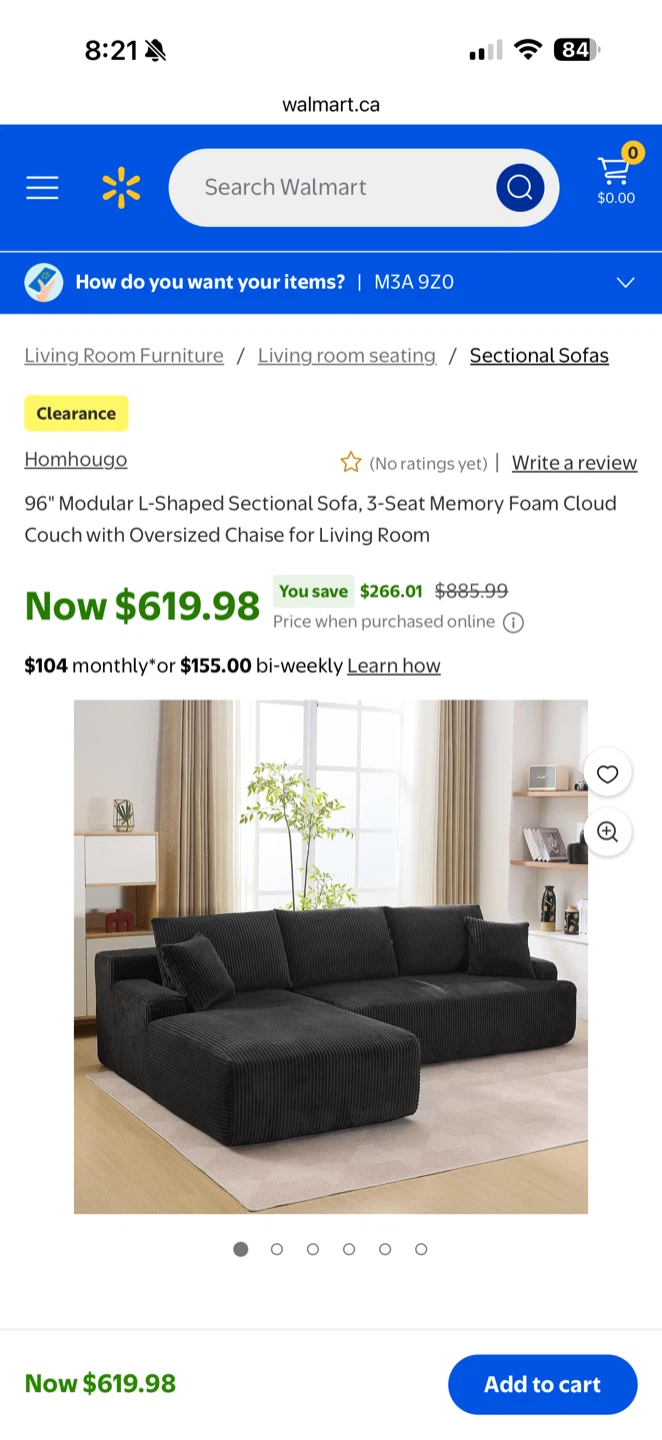 Homhougo 96" Modular L-Shaped Sectional Sofa - photo 5
