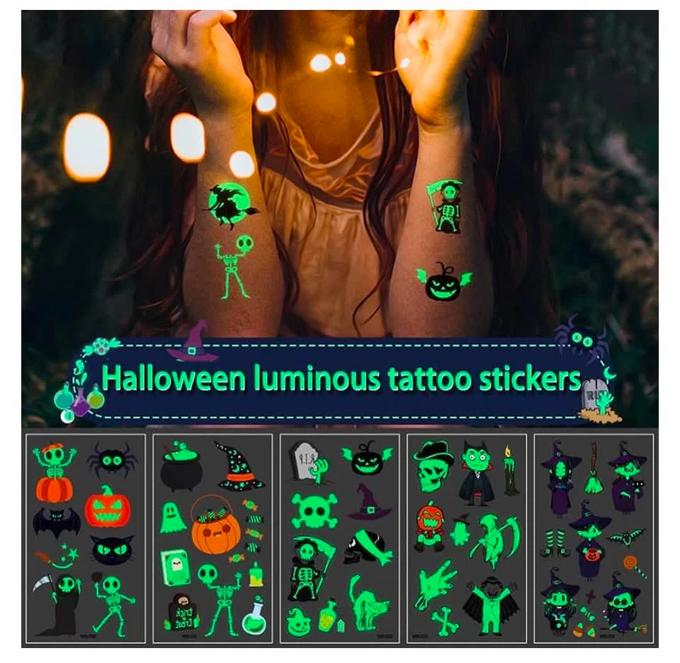 Halloween temporary tattoos, 40 sheets - photo 2