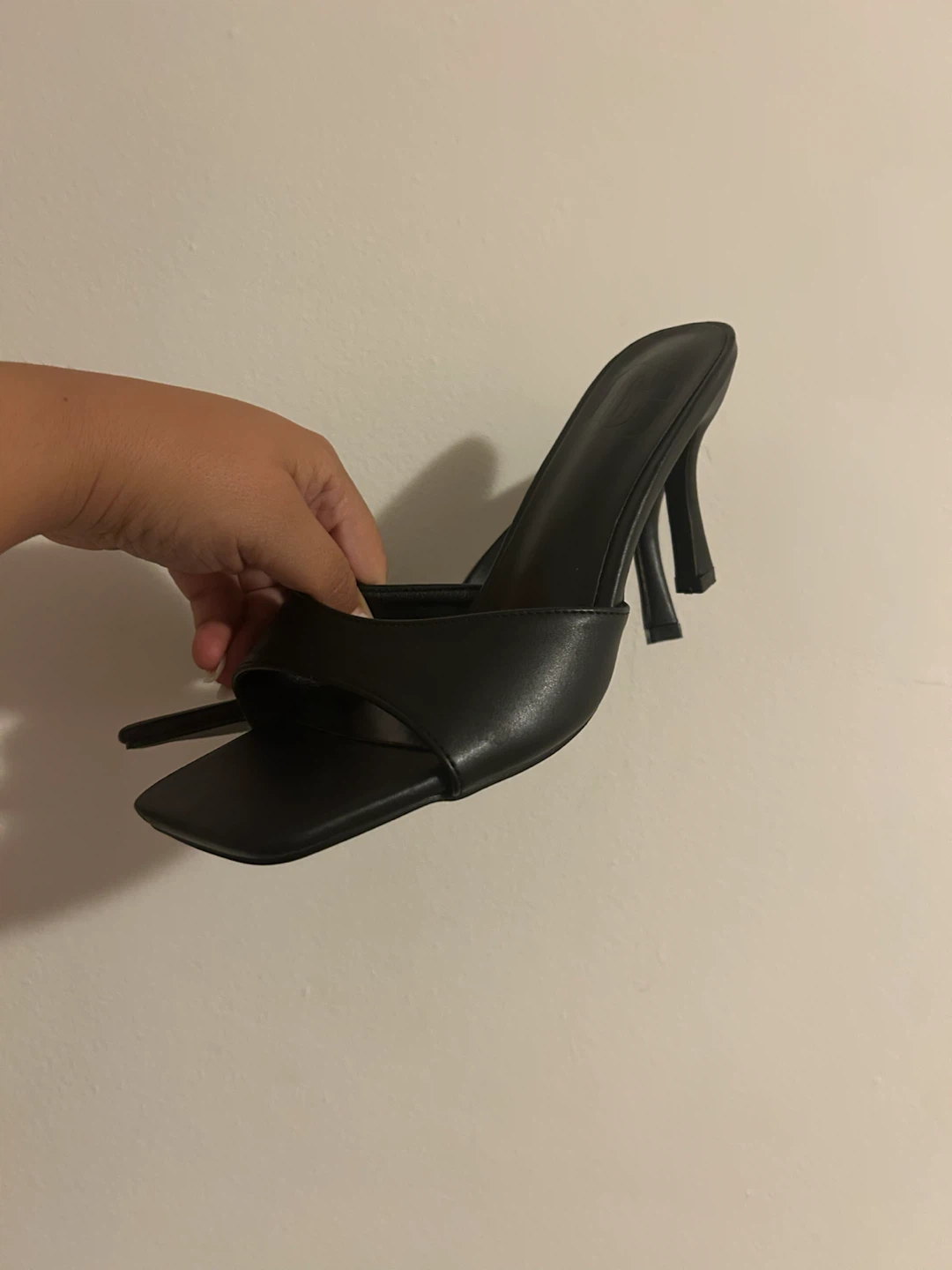 Black Heeled Mules - photo 2