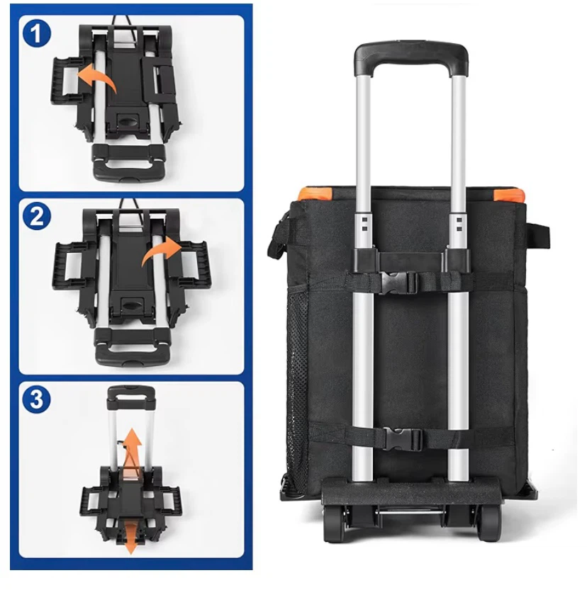 New Odoland 48 Can / 35 L Large Wheeled Soft Cooler Bag - photo 3