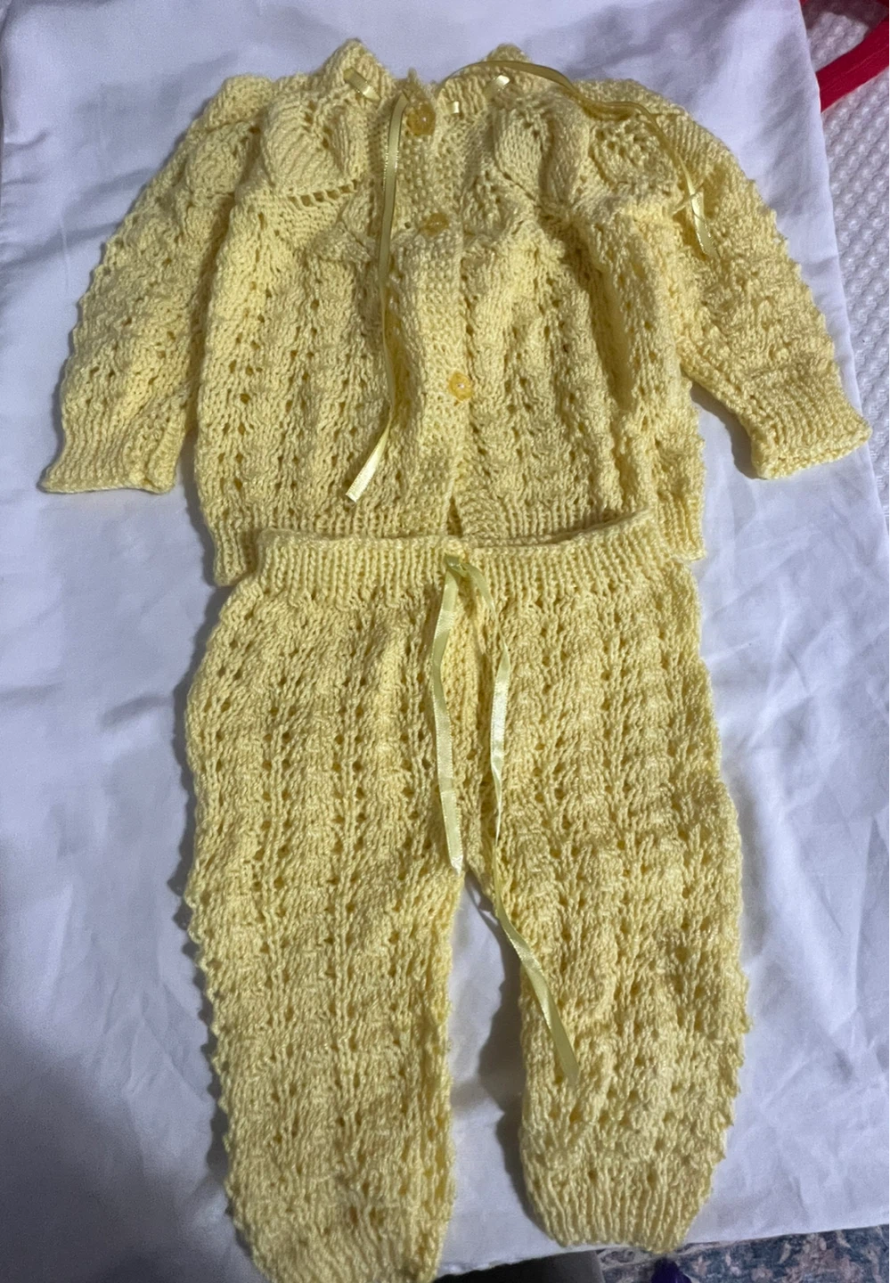 Baby Knit Sweater and Pants Set