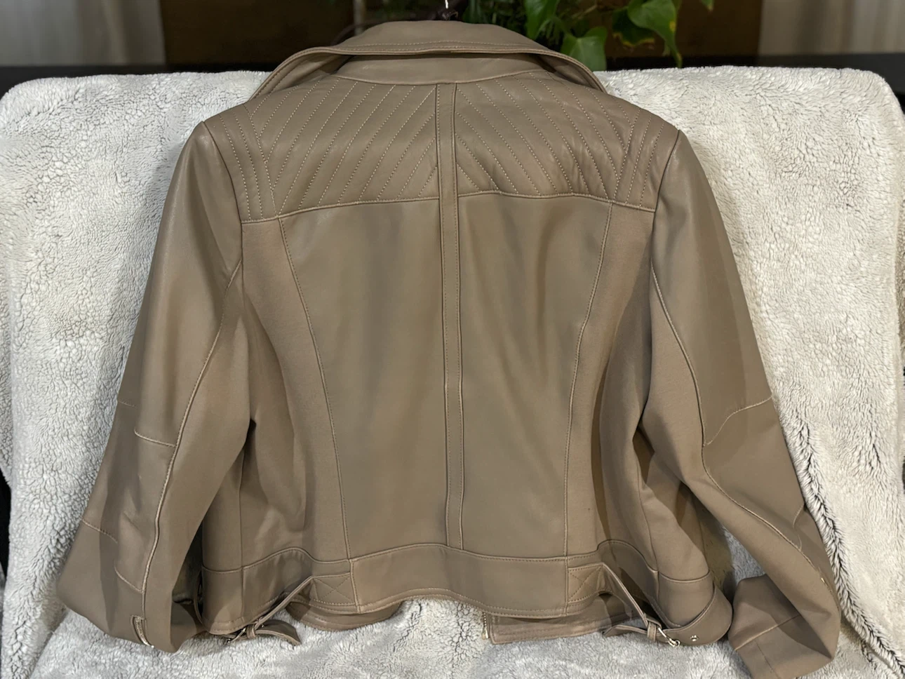 Michael Kors Women's Leather Moto Jacket - photo 3