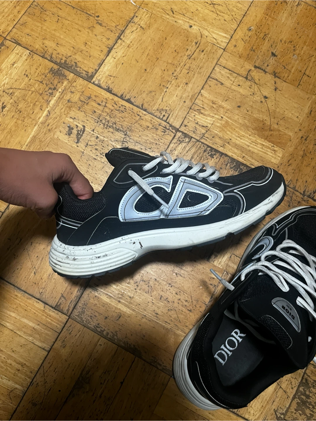 Dior b30  Sneakers - Black/White - Size 40