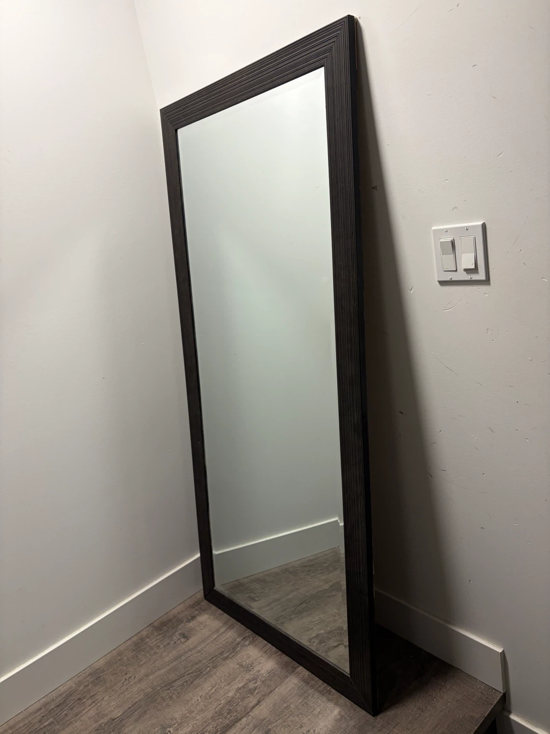 mirror with black frame - photo 2