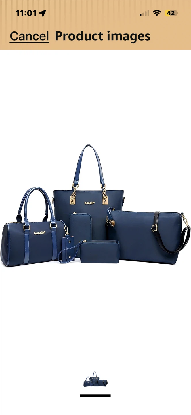 Lengender Women's 6pcs Fashion Bag Set - photo 4