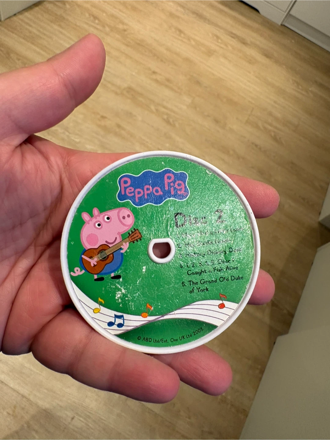 Vintage Peppa Pig CD Player + Music Discs - photo 3