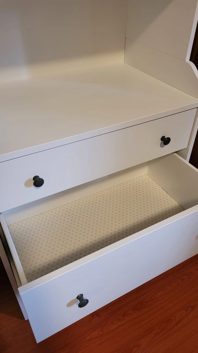 White Dresser with 3 Drawers - photo 2