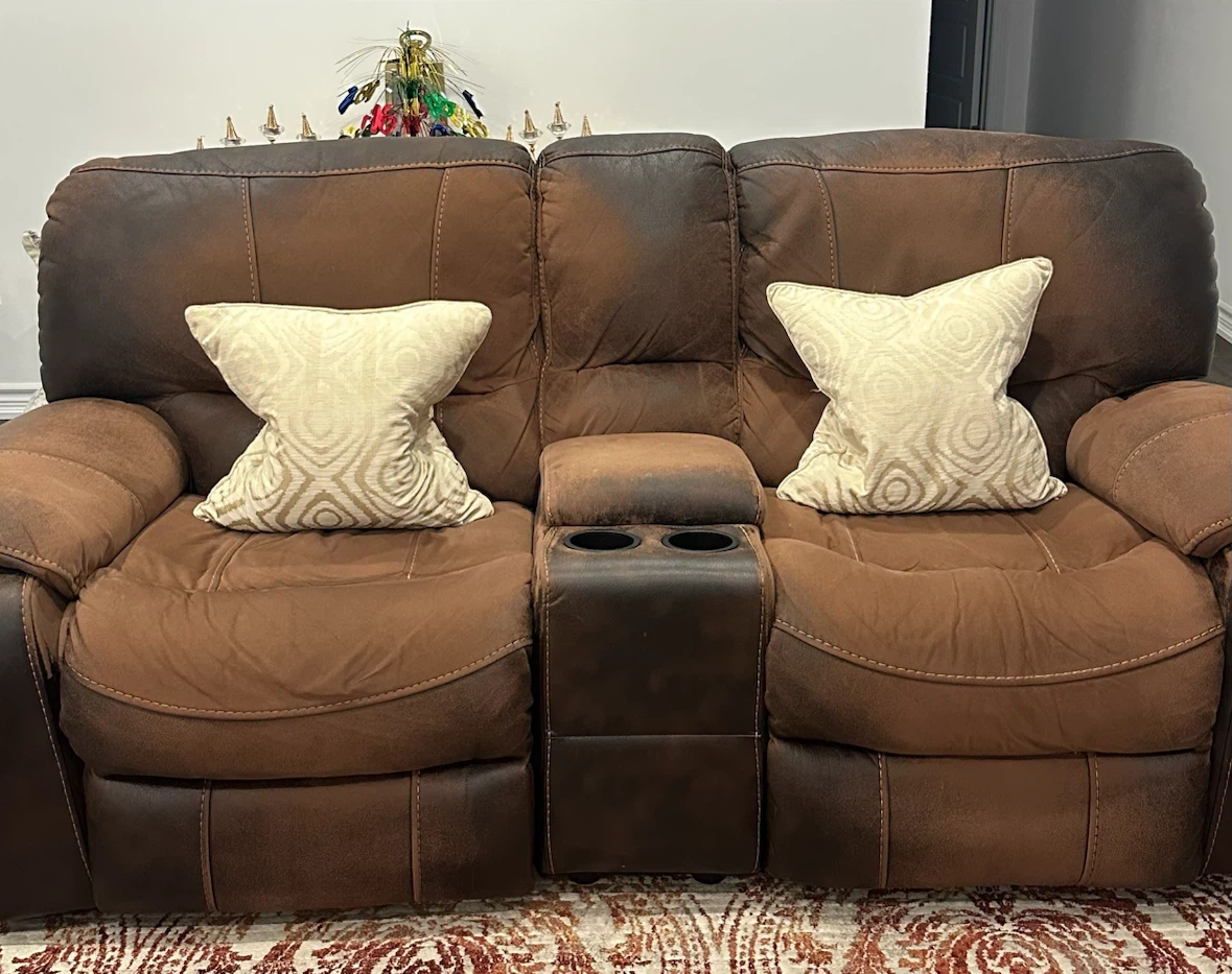 2-Piece Reclining Sofa Set + Pillows Included - photo 2