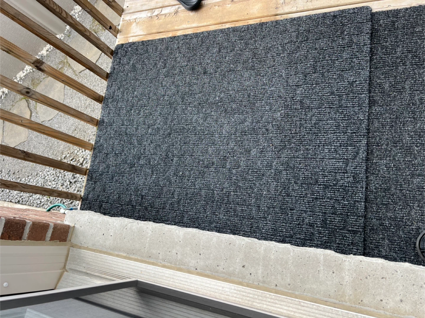 Dark Grey Outdoor Mat
