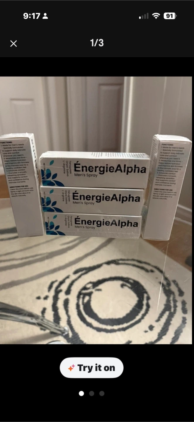 EnergieAlpha Men's Spray - 3 Pack