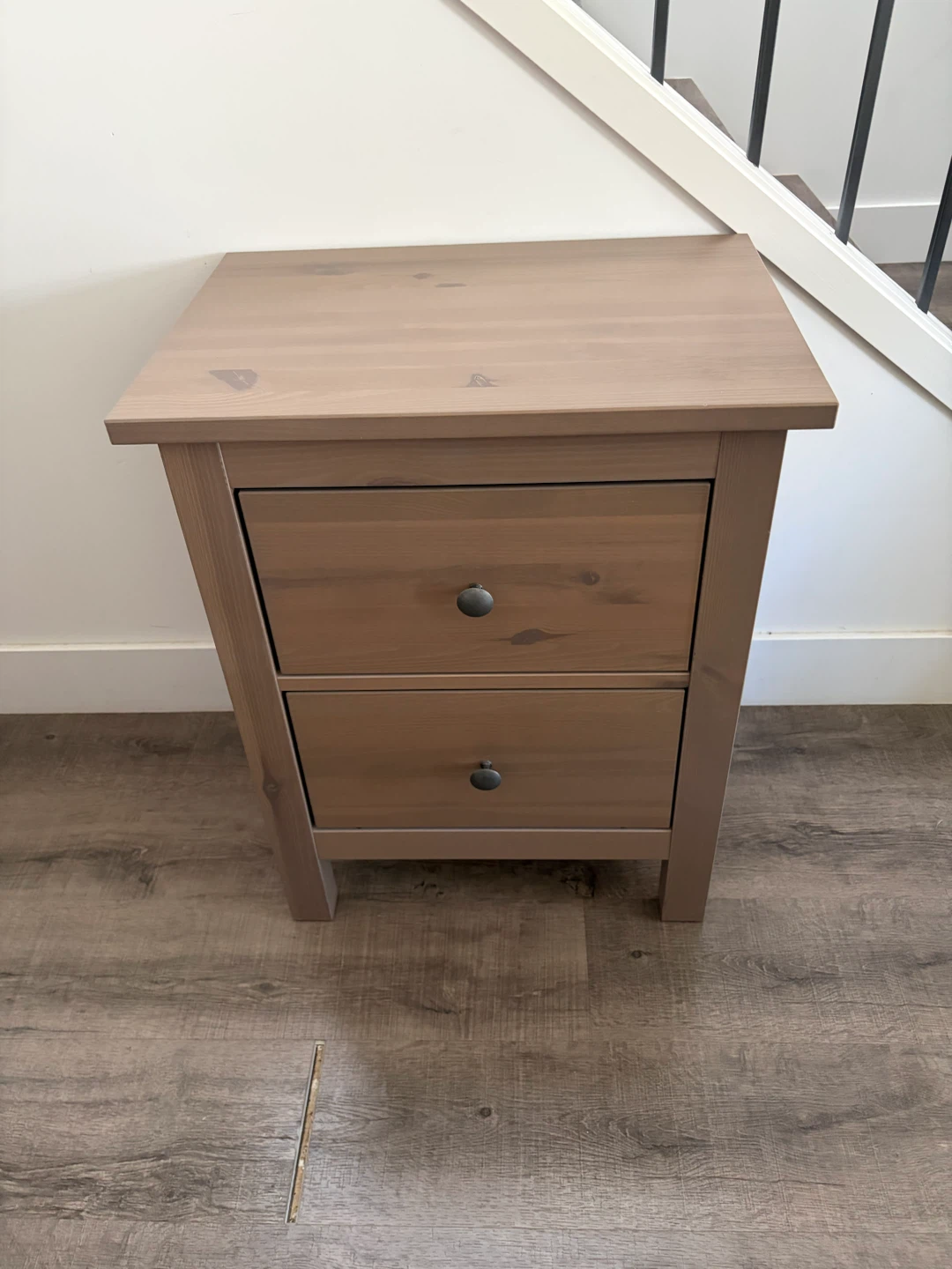 IKEA HEMNES wooden nightstand in brown colour
