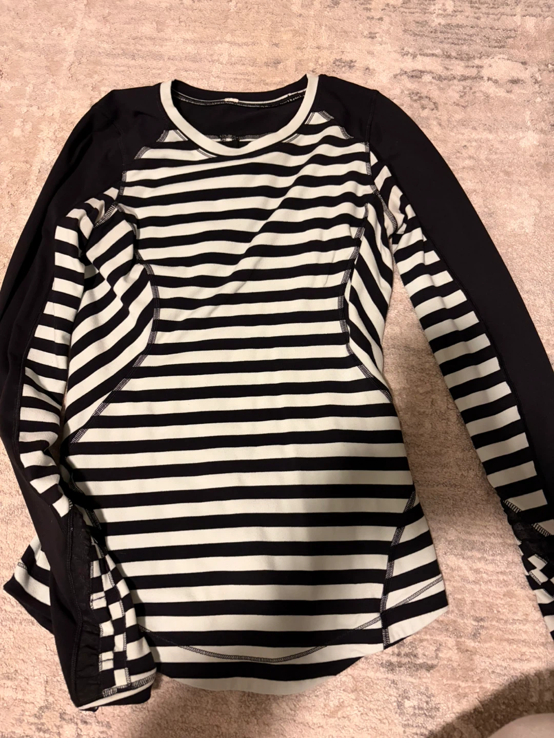 Lululemon Striped Long Sleeve Shirt