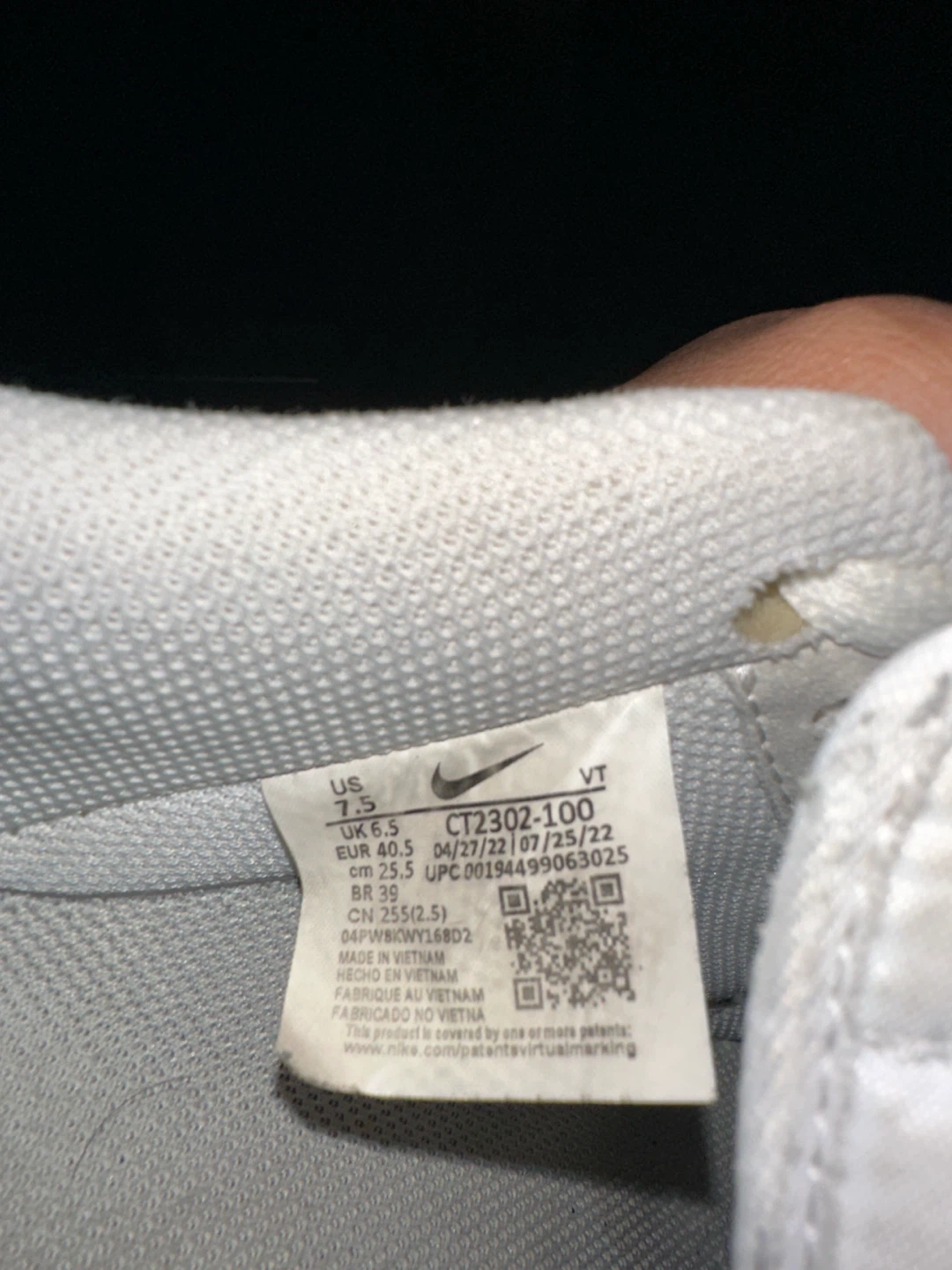 Nike Air Force 1 '07 - White/Black - photo 5
