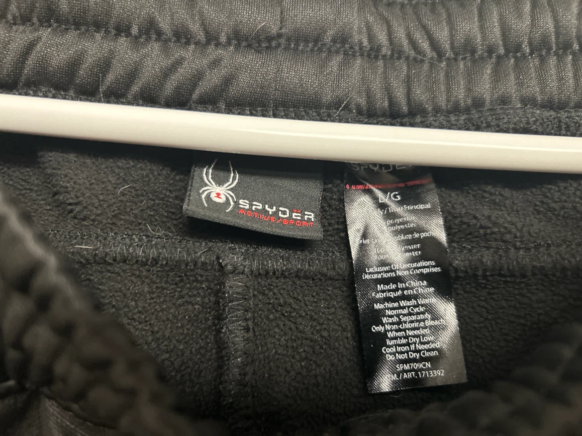 Spyder Active Sport Track Pants - Black, Size L - photo 3