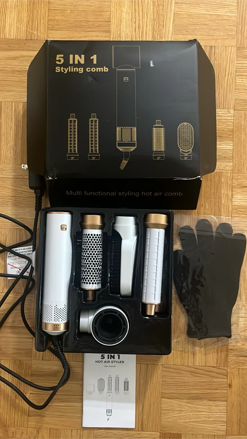 5-in-1 Hot Air Styler and Hair Dryer Set - photo 3