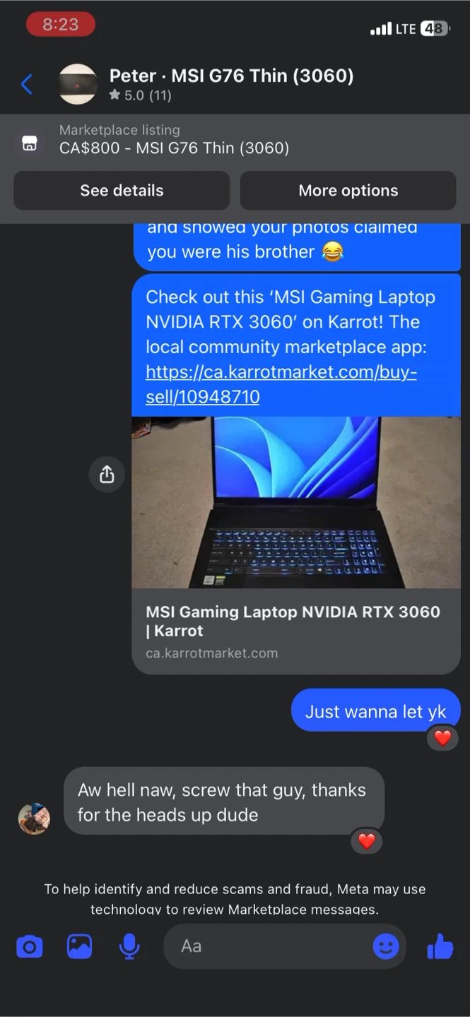 RTX 3060 laptop (scammer) - photo 4