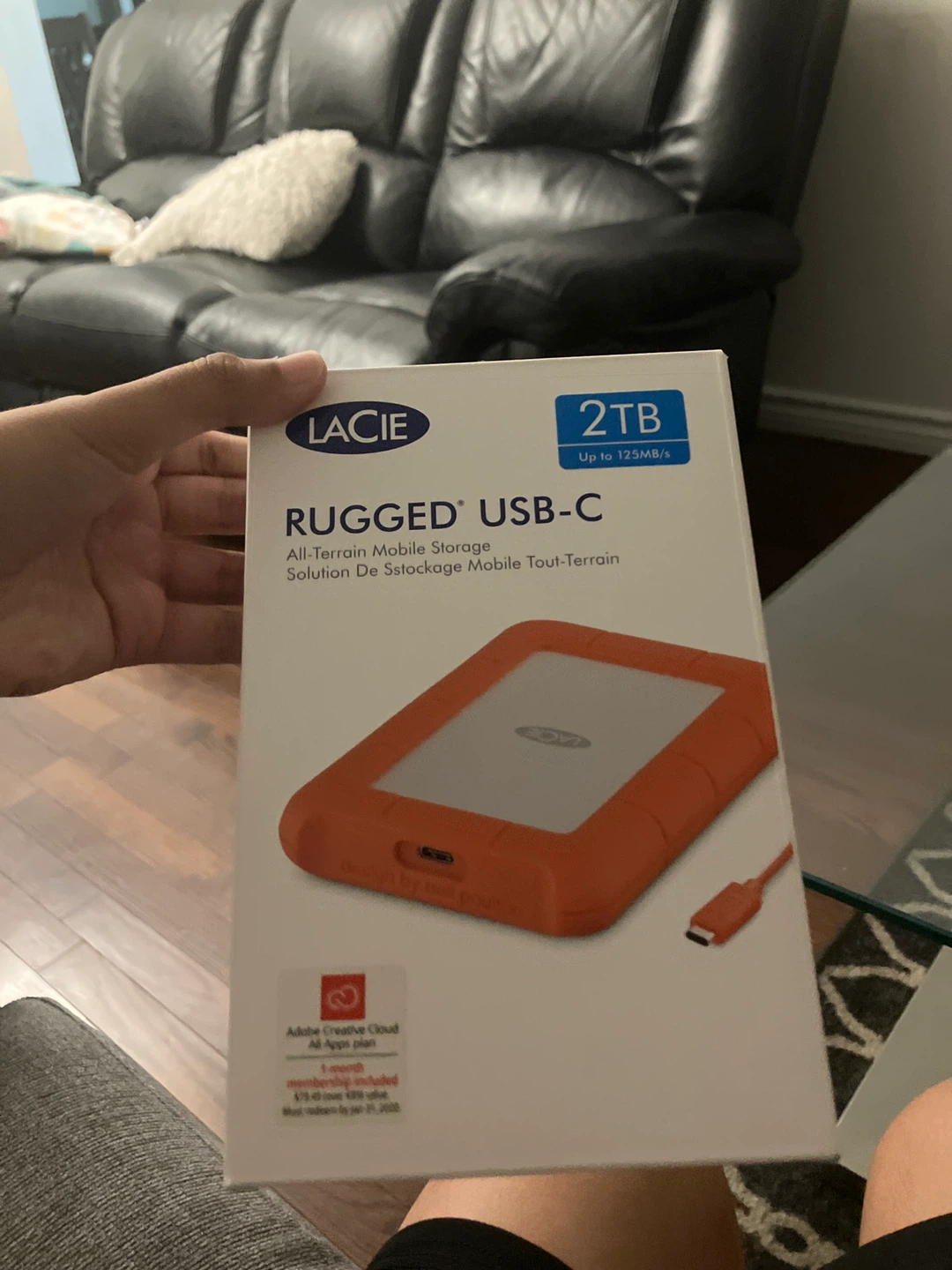 LaCie Rugged USB-C 2TB External Hard Drive - photo 3