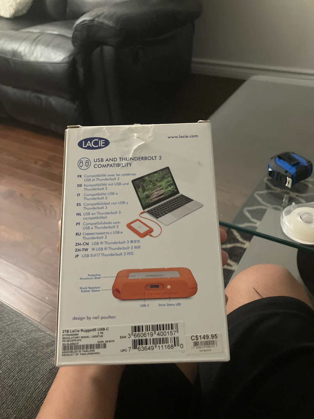 LaCie Rugged USB-C 2TB External Hard Drive - photo 4