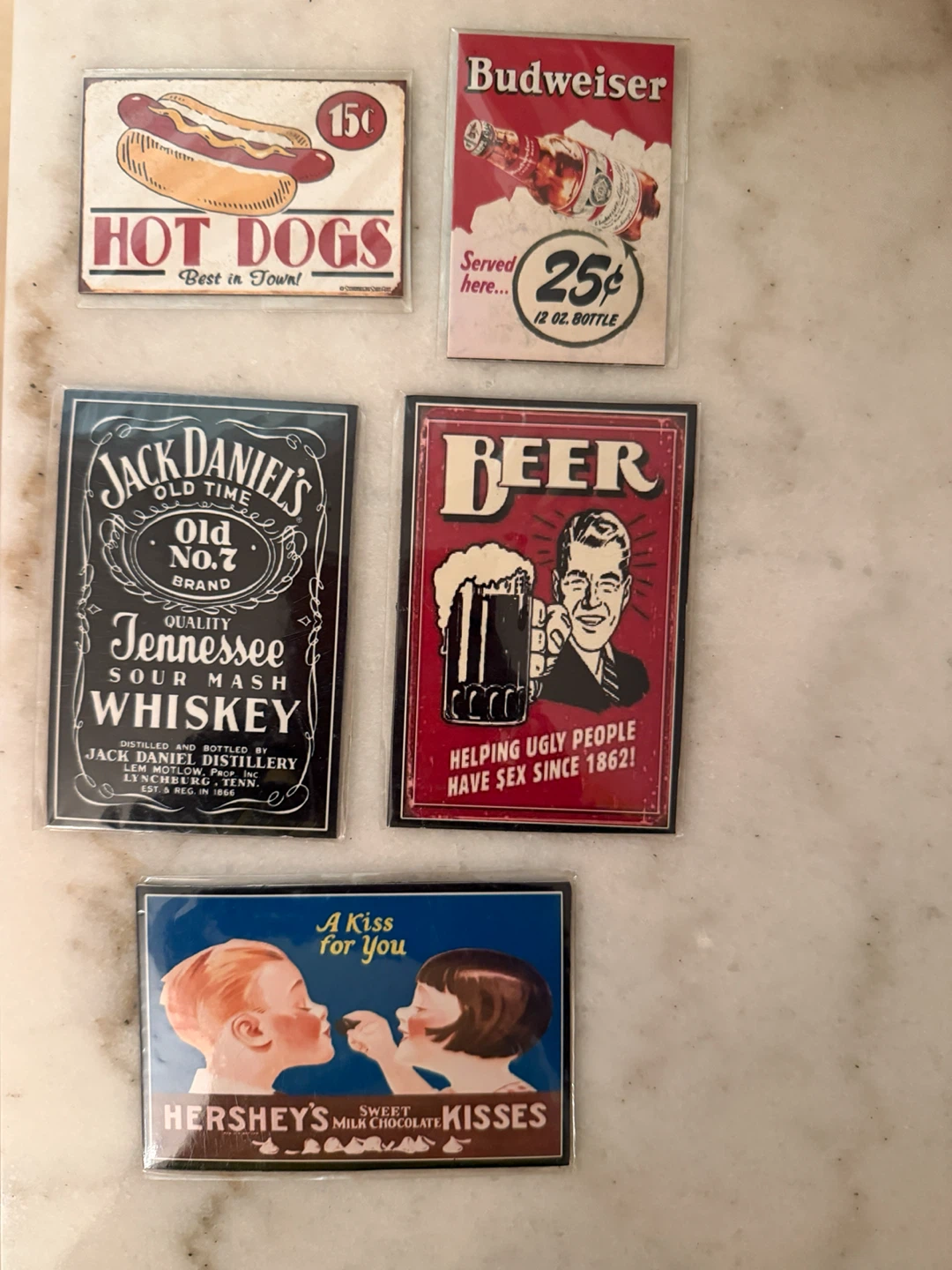 Vintage Style fridge magnets