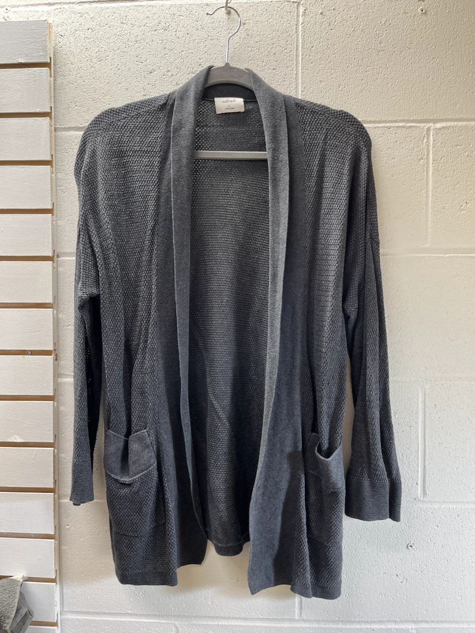 Wilfred Grey Cardigan Size Small