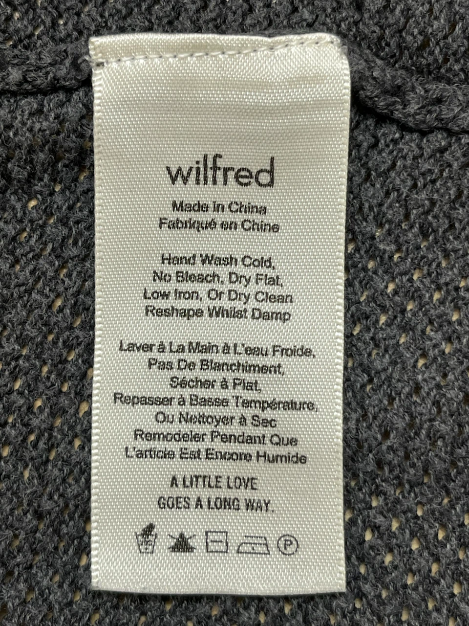 Wilfred Grey Cardigan Size Small - photo 4