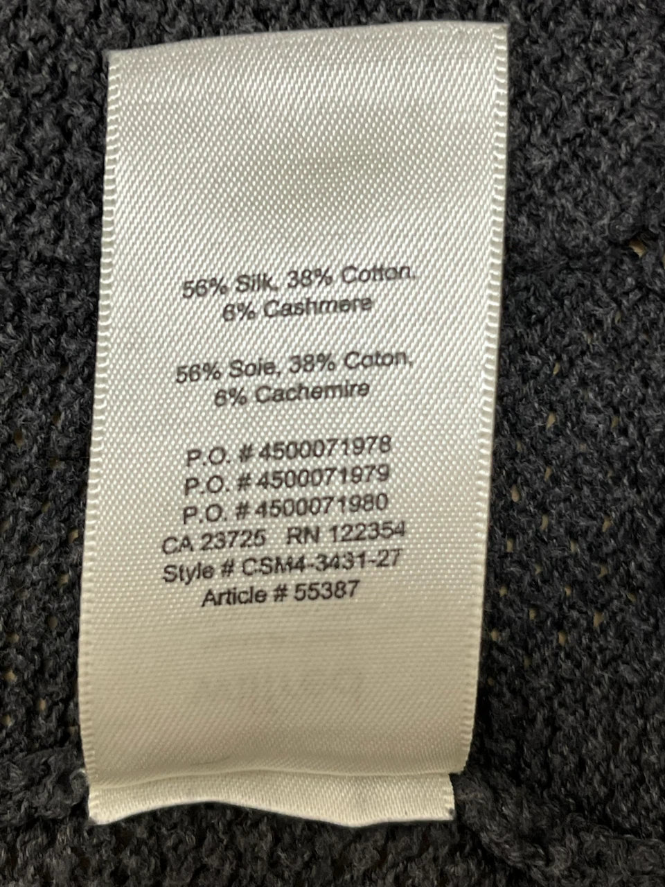 Wilfred Grey Cardigan Size Small - photo 5