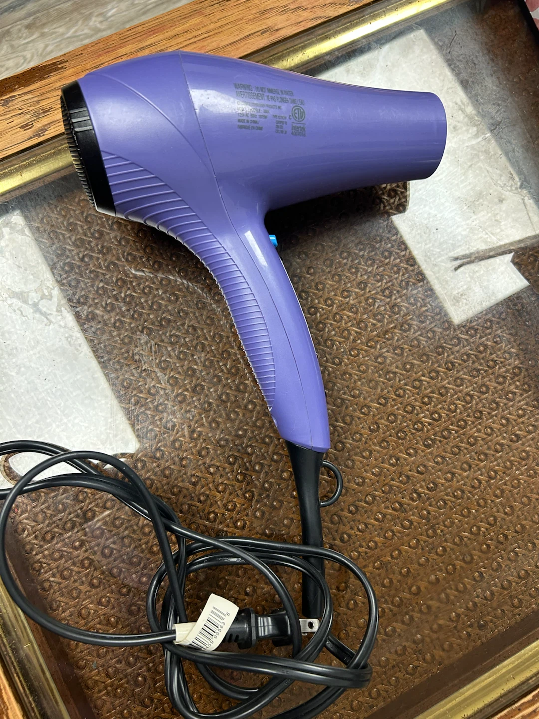 Conair Purple Hair Dryer - photo 3