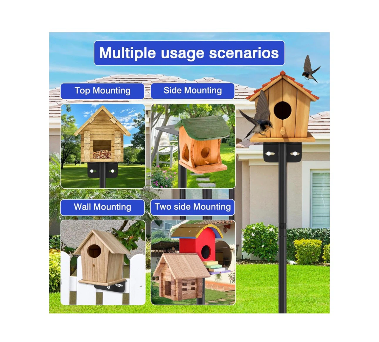 Brand new 80 Inch Adjustable Bird Feeder Pole - photo 3