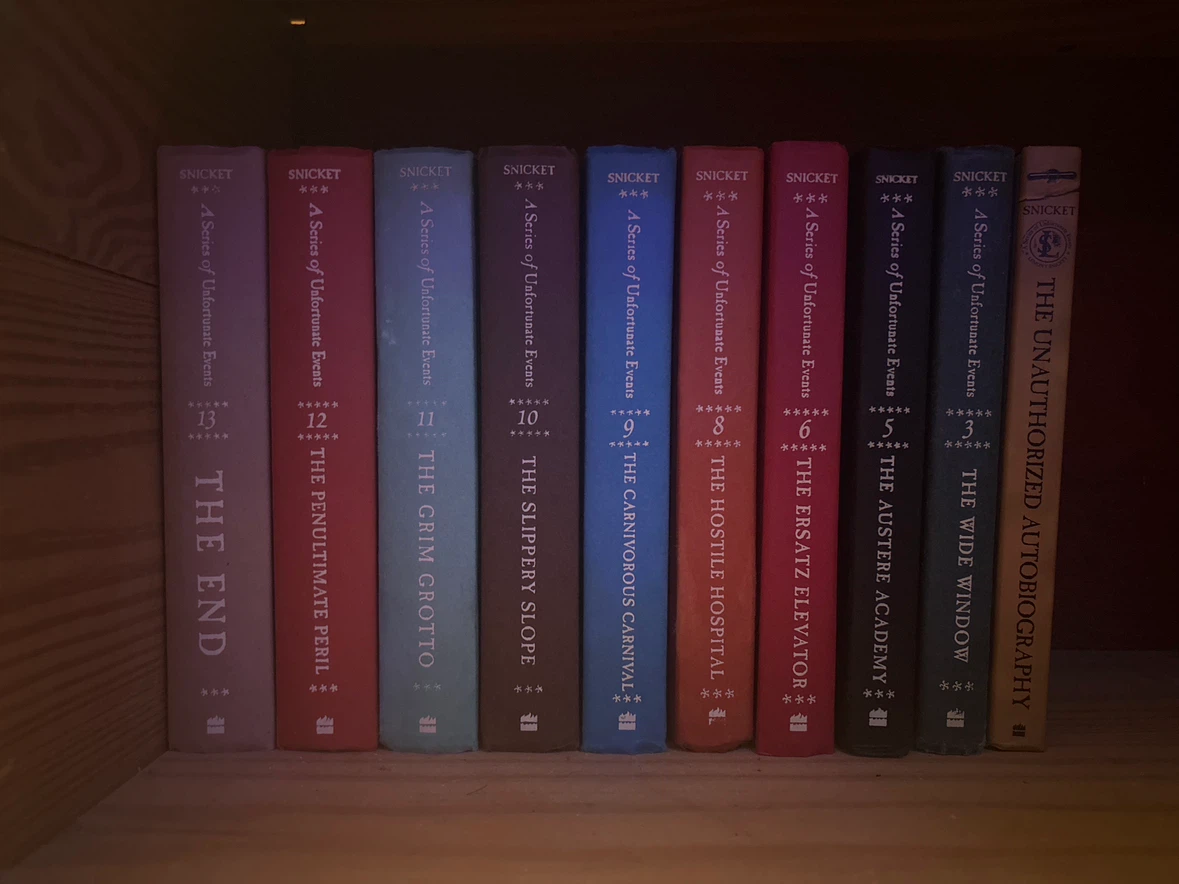 A Series of Unfortunate Events Book & UAB first edition